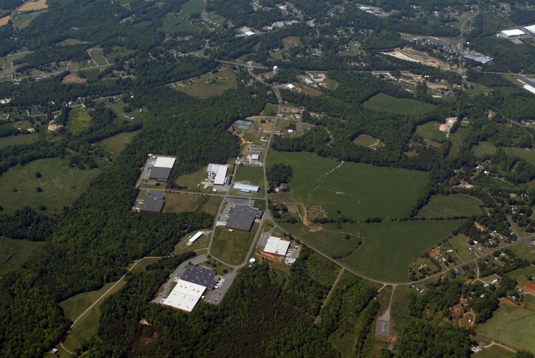 Overhead shot of Lincolnton